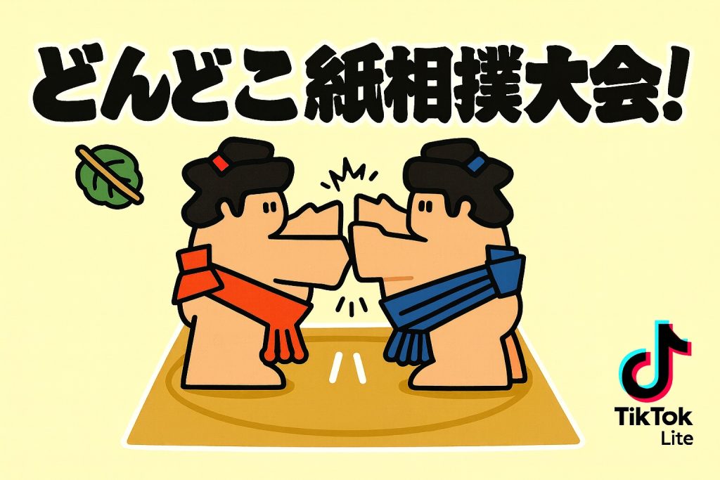 どんどこ紙相撲大会　画像
