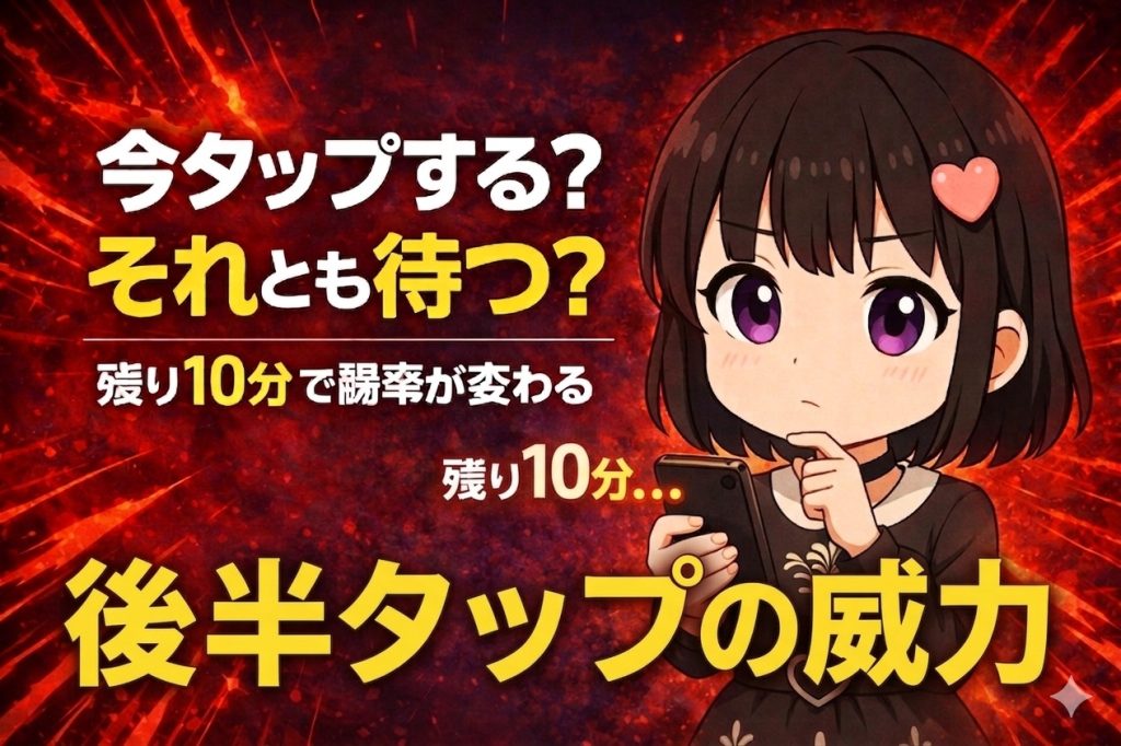 後半タップ